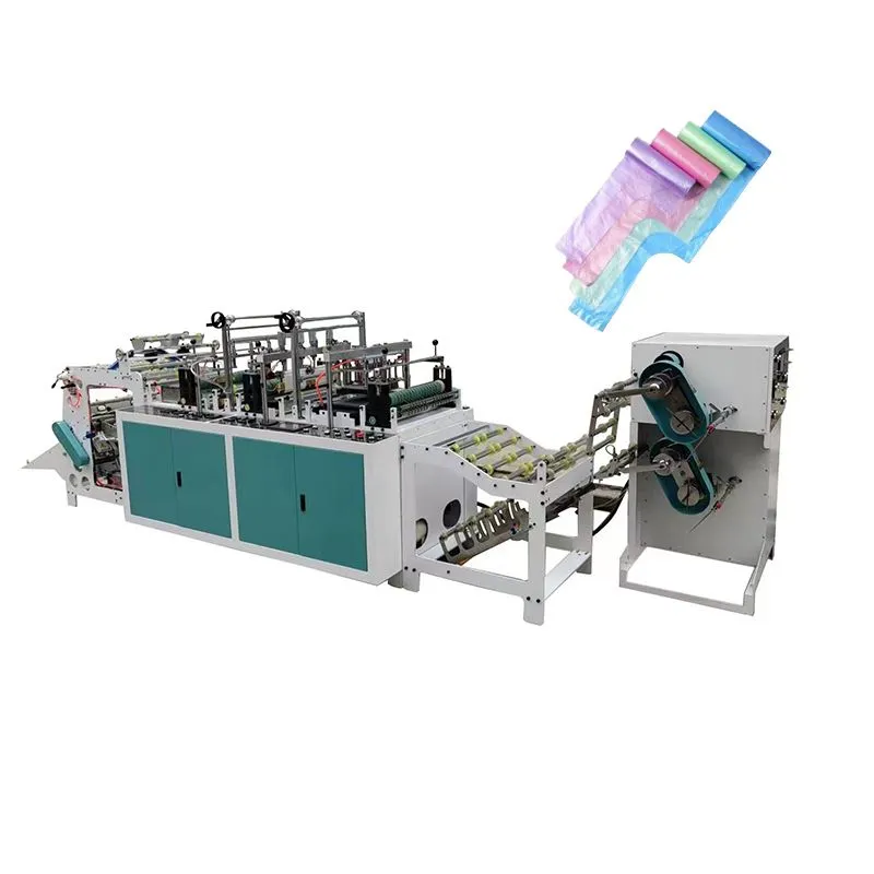 Double Line Bag On Roll Making Machine